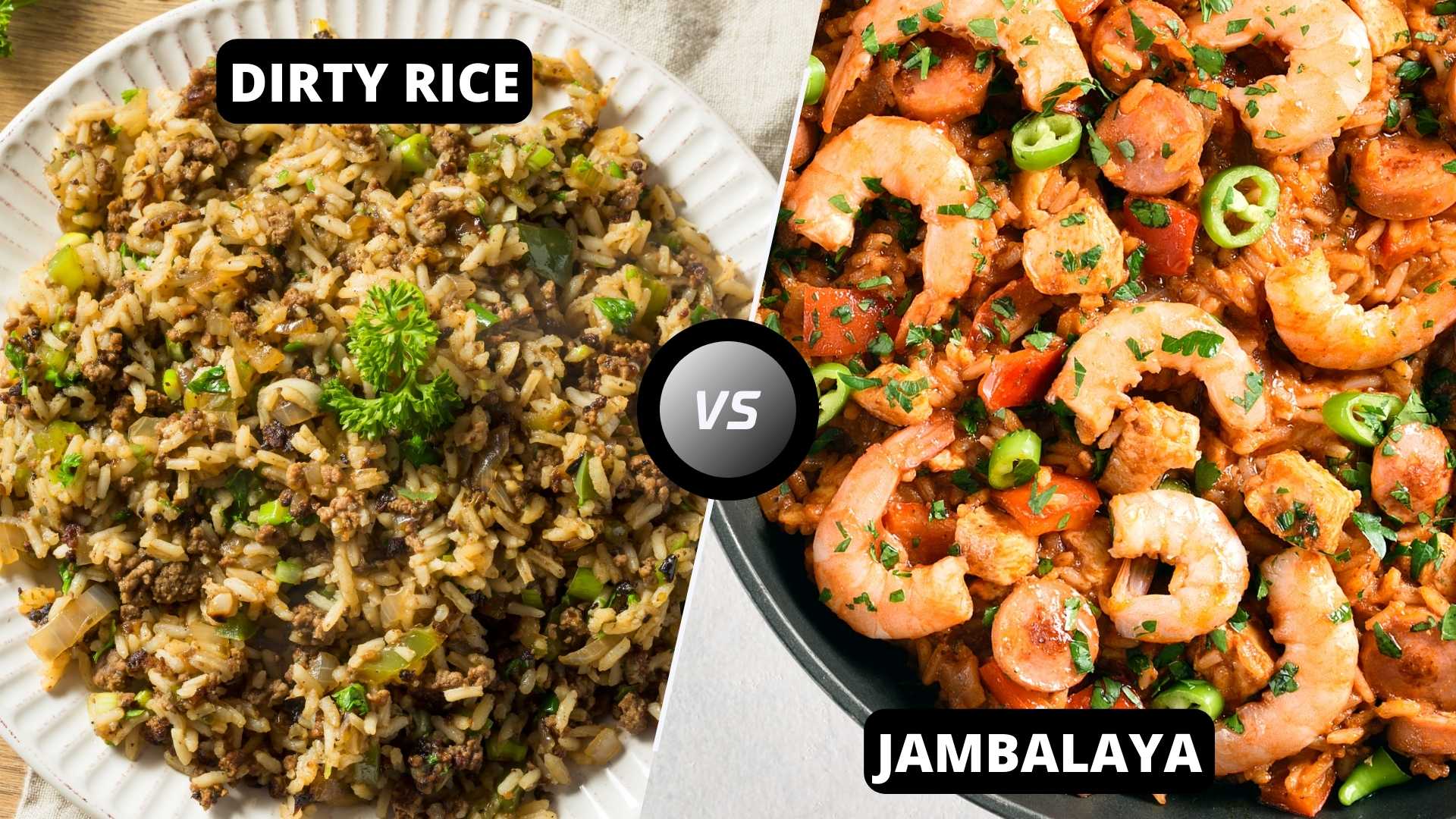Dirty Rice vs Jambalaya