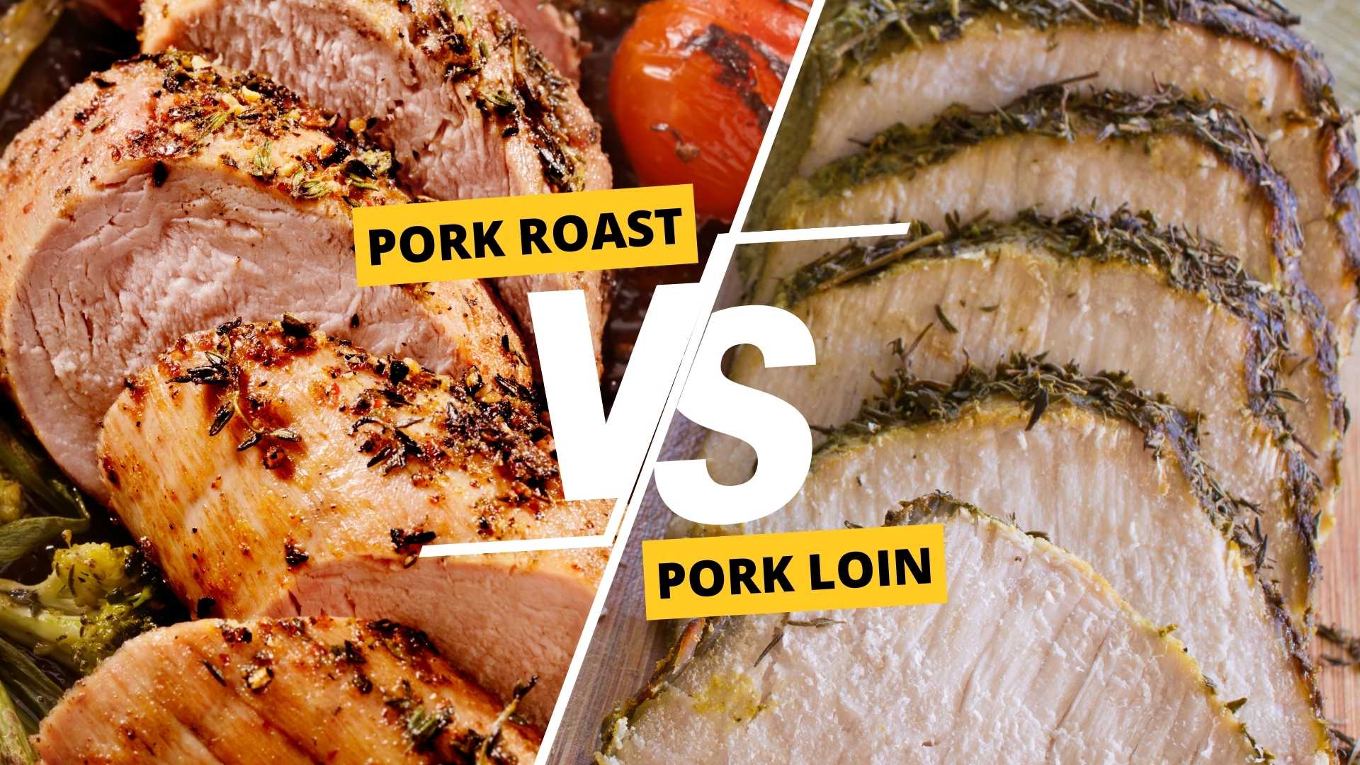 Pork Roast vs Pork Loin