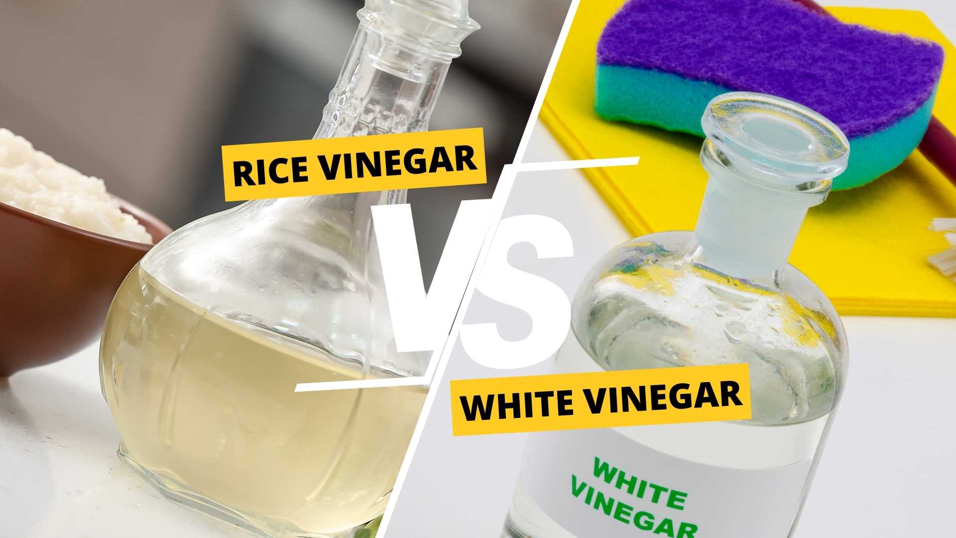 Rice Vinegar vs White Vinegar